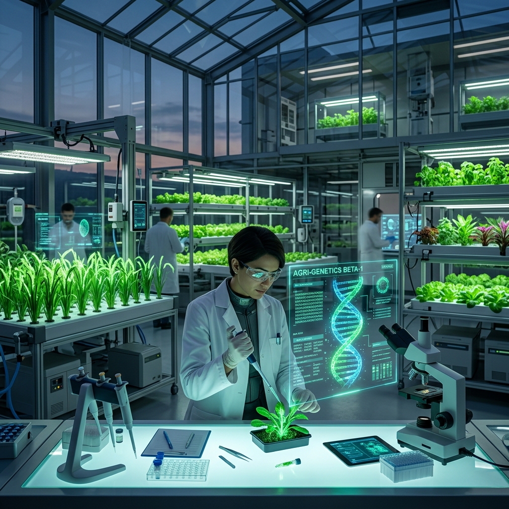 Futuristic Agricultural Lab